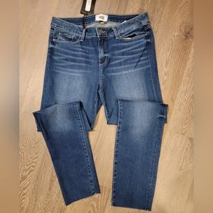 PAIGE Skyline Ankle Peg, mid rise ankle skinny sz 32